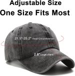 PFFY 2 Packs Vintage Washed Distressed Baseball Cap Golf Dad Hat for Men Women - Image 5